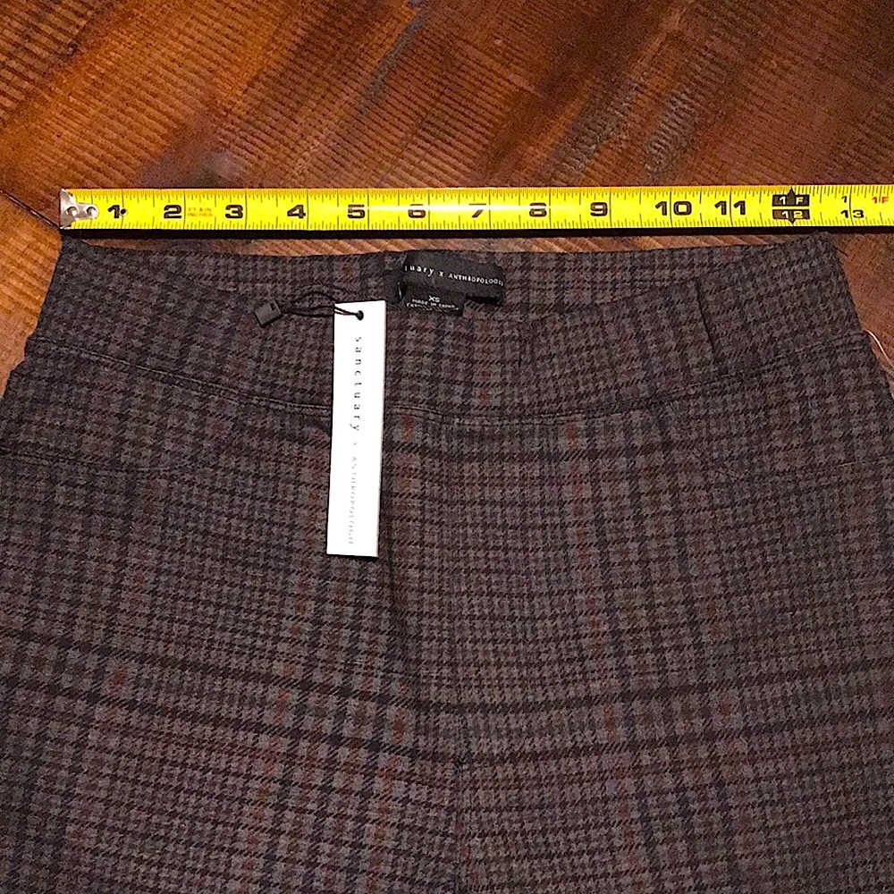 ANTHROPOLOGIE Sanctuary Plaid Leggings - Picture 10 of 14
